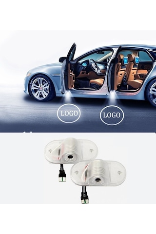Autogp Vw Bora Kapı Altı Işık Lazer Led Logo Hoşgeldin Aydınlatma 1 Çift/kutu