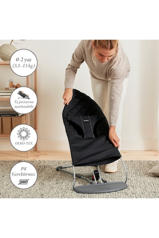 Babybjörn Black&white Oyuncaklı Bliss Ana Kucağı Woven Black