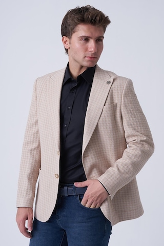 White Stone Alcácer Do Sal C4015 Slim Fit 6 Drop Ceket Desenli DESENLİ