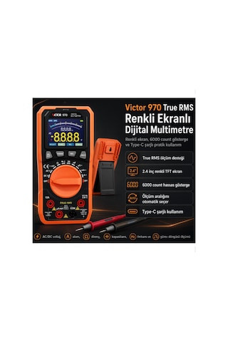 Victor 970 True Rms Dijital Multimetre