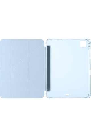 Apple Uyumlu iPad Pro 11 2025 M5 Kılıf Zore Tri Folding Kalem Bölmeli Standlı Kılıf Kapaklı Kılıf