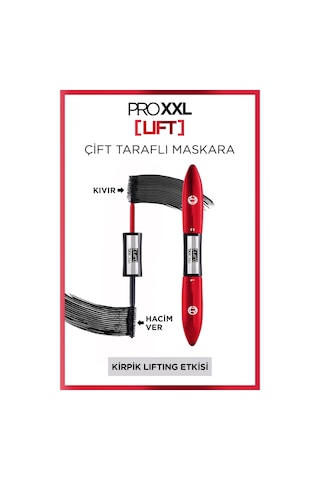 L'Oreal Paris Pro XXL Çift Taraflı Lifting Etkili Maskara
