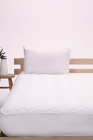 Favora Tek Kişilik Kapitone Fitted Alez 100X200 - Beyaz