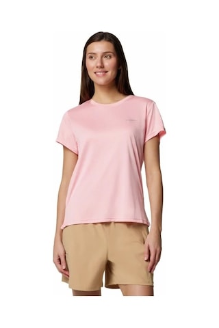 Columbia Al3349 Bluevista Hill Ss Kadın T-shirt 2119301669 Pembe