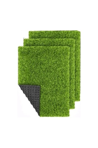A4 Boyutunda 20x30 Cm Yapay Çim, 3 Adet, Dekoratif Kullanım İçin 20beyazcipso