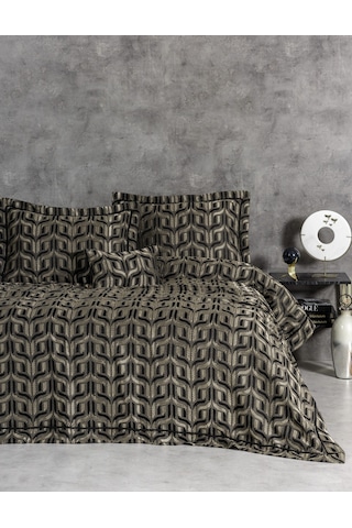 Cotton Box Smart Çift Kişilik Yatak Örtüsü Bertha Antrasit