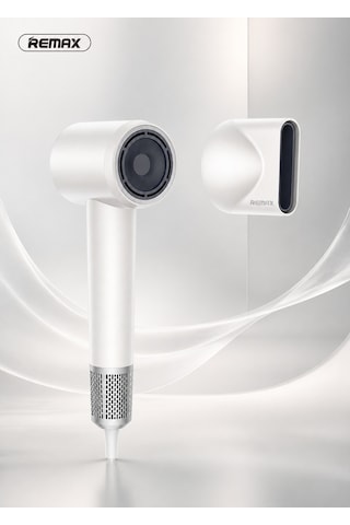 Remax 1600 W 200 Milyon Negatif İyonlu 110.000 Rpm Yüksek Hızlı Saç Kurutma Makinesi Rs-hd06 Gri