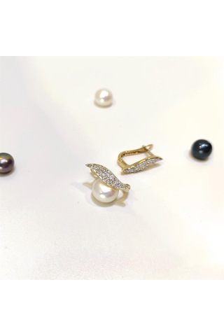 Altın Ürünler Su Yolu Küpe 14 Ayar Altın