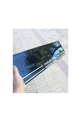 Pleksi Plakalık Takım 2 Ad. - App Ve Normal Plaka İçin Alt Üst Pleksi Plakalık - Tüm Araçlara Uyumlu - 577720394