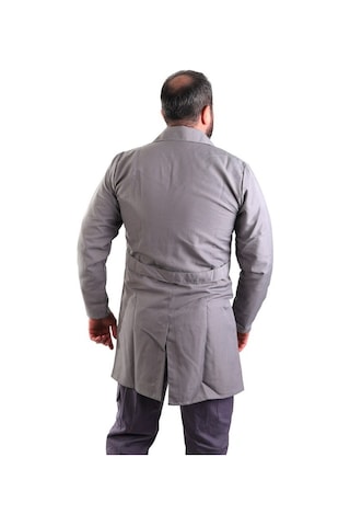 Eser - Erkek Alpaka Önlük Çıtçıtlı - Gri