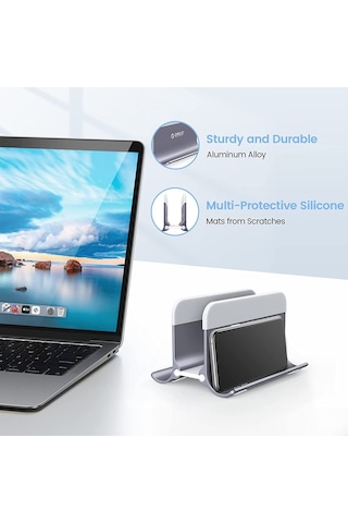 Orico Alüminyum Notebook Apple Uyumlu MacBook Dikey Masaüstü Standı