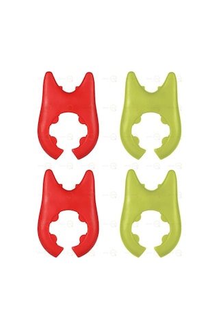 Mainshop 4 Adet Silikon Tava Ve Tencere Kaşık Tutucu Isıya Dayanıklı Mutfak Yardımcısı M-50