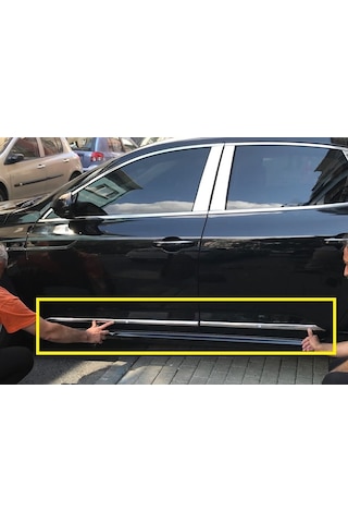 Renault Talısman 2016-2018 Krom Yan Kapı Çıtası Aksesuarı 4 Parça