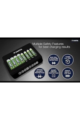 Varta 57681 Varta Lcd Multi Şarj Cihazı 8Xaaa Aa
