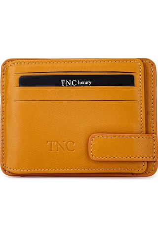 Tamer Tanca Erkek Hakiki Deri Hardal Kartlık 1148 350 Erk Krtlk Sk25-26 Hardal Hardal