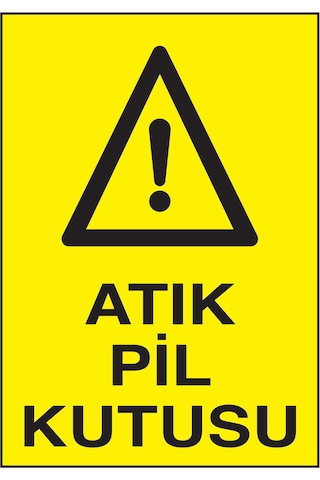 Atık Pil Kutusu 25 35 Dekote