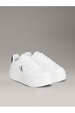 Calvin Klein Kadın Sneaker Yw0yw0187801w Beyaz