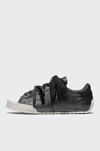 Converse Logolu Deri Sneaker Ayakkabı Kadın Ayakkabı A20655c 001 Siyah-beyaz SİYAH-BEYAZ