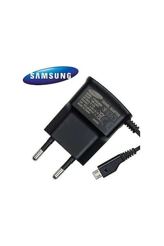 Samsung Şarj Aleti Cihazı Kendinden Kablolu Micro Usb Senalstore - Siyah