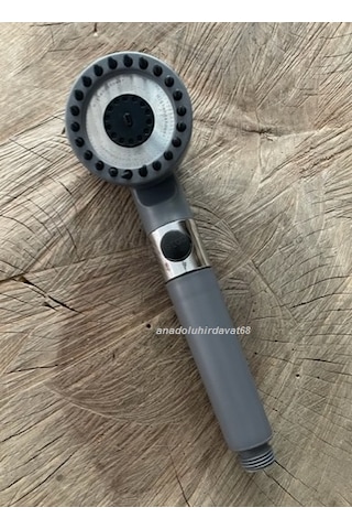 Dmr Fonksiyonlu Lüx Duş Başlığı Masajlı Duş Başlığı Filtreli Duş Başlık Siyah