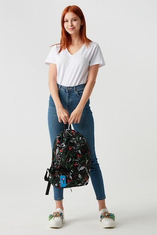 Nemo Bags Kadın Desenli Çantası Krinkıl Su Geçirmez Okul Çantası