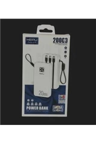 Hepu Hp-246 20.000mah Type-c,lightining,usb Powerbank Led Gösterge Kdo Diğer
