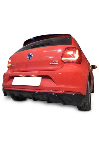 Volkswagen Polo 6r 2015-2017 Makyajlı Arka Tampon Eki - Difüzör