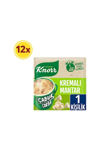Knorr Kremalı Mantar Çabuk Çorba 12 x 19 G