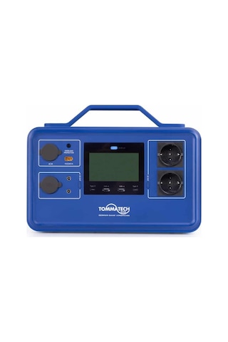 Tommatech 1200w Taşınabilir Güç Kaynağı + 100w Katlanır Güneş Paneli