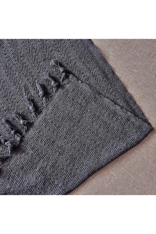 Soft Koltuk Şalı - Antrasit - 180x210 Cm Çok Renkli