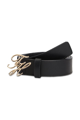 Tommy Hilfiger Th Kadın Script 3.0 Siyah Kemer-13687 Siyah