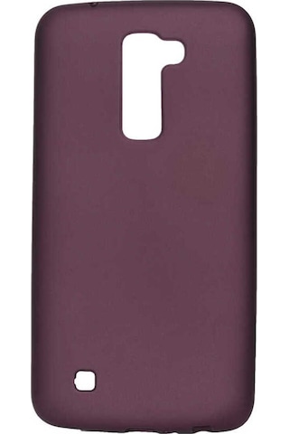 LG Uyumlu K10 Kılıf Zore Premier Silikon Kapak Mürdüm