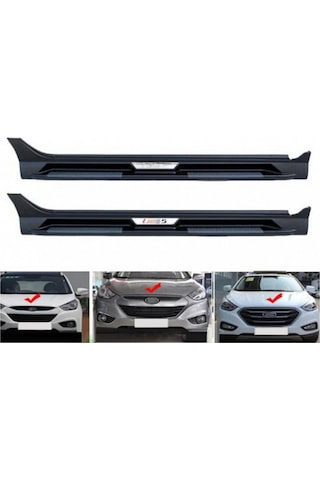 Hyundai İx35 Yan Basamak Koruma Oem Siyah 2010+