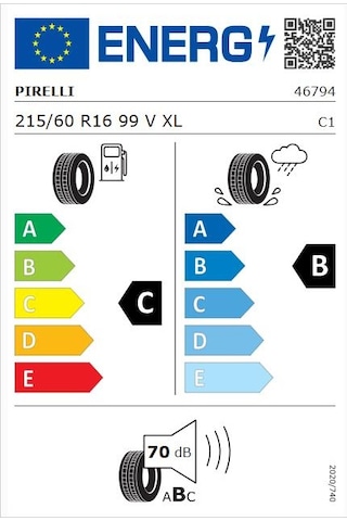 Pirelli 215/60 R16 99V Xl Cinturato Rosso Yaz Lastiği 2026