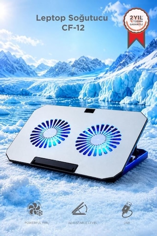 Özel Üretim Düzenleyici Fanı Bilgisayar Laptop Soğutucu Ayarlanabilir Rgb Cf12 Gümüş