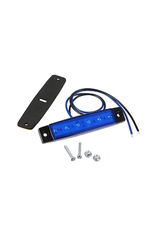Monyee Dc24v Mavi 6led Smd2835 Araba Kenar Işığı - Yüksek Parlaklıkli Uyarı Işareti Lambası