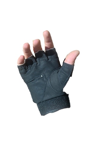 Tactical Eldiven Yarım Oakley Siyah