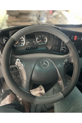 Mercedes Axor 1840 Direksiyon Kılıfı Gri Siyah