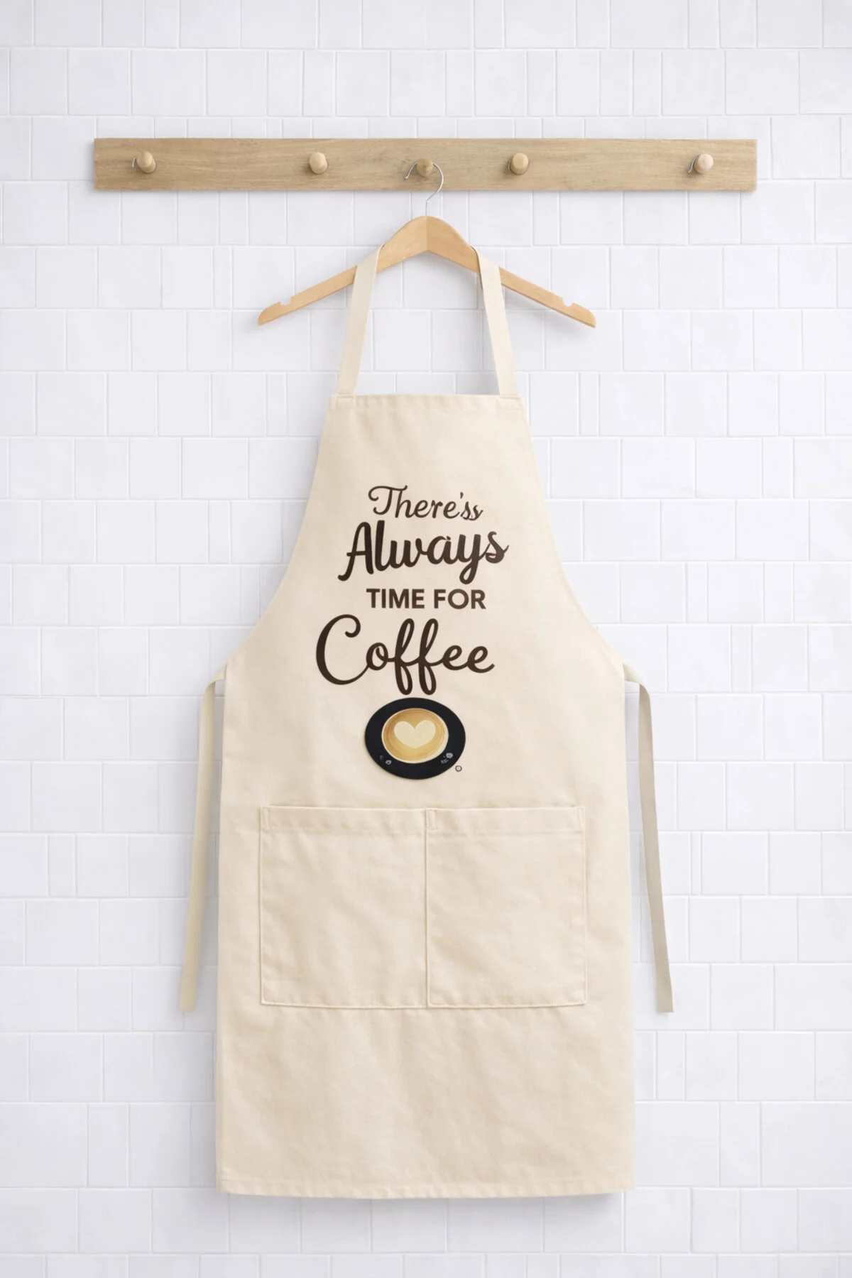 Ays Home 4 Adet Yetişkin Renkli Cepli Cafe Barista Mutfak Etkinlik Aşçı Şef Önlüğü 4 Adet Bej