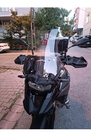 Bmw F800 Gs 2024 Uyumlu Model Tur Cami Şeffaf Veya Fume 44cm Kisa