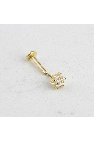 Glorria Altın Yonca Tragus Piercing 30008656