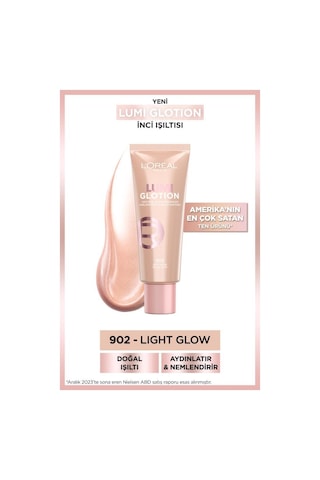 L'Oréal Paris Glotion 902 + True Match Serum Kapatıcı 2R + Çanta