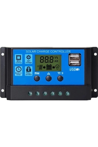 Hightek 12v - 24v 10a Solar Şarj Kontrol Cihazı