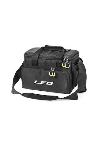 Xindoker Siyah Kalınlaşmış Kareli L32 Luya Çanta - 1680d Nilon Malzeme İle Geniş Ve Düzenli Olta Eşyası Depolama