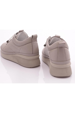 Dgn 123 Kadin Bağcikli Sneaker Ayakkabi 123-2499-R7512 Gri