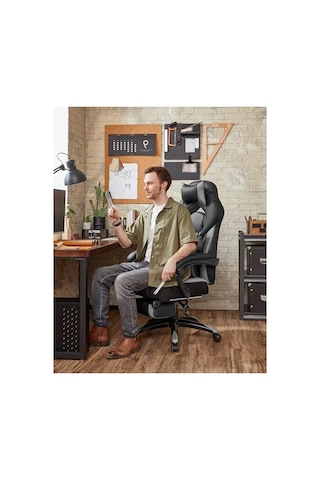 Ergonomik Ofis Koltuğu, Siyah Ve Gri Renk Seçenekleri Açık Gri