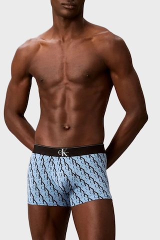 Calvin Klein Pamuklu Logolu 3 Pack Boxer Lv00nb447253q Erkek Boxer Lv00nb4472 53q Siyah-beyaz-mavi