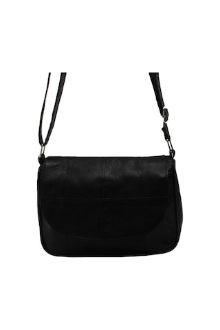 Çanta Sepetim Küçük Boy Parça Deri Bayan Çanta Pd123-Siyah