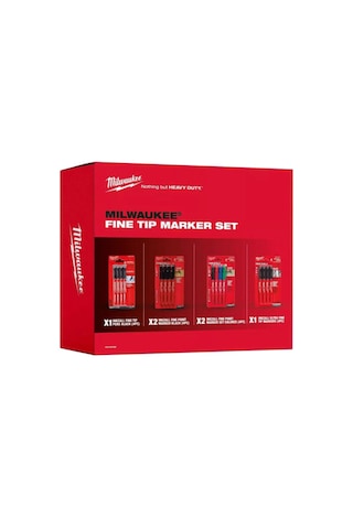 İnce Uçlu Marker 24 Parça Set Milwaukee T4932492096