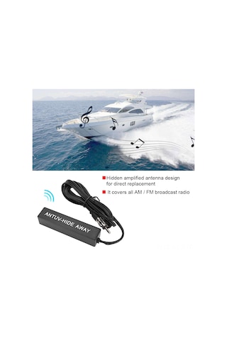 Springsun 12v Gizli Genişletici Anten - Otomobil, Kamyon, Moto, Gemi Ve Suv İçin Am/fm Radyo Uyumlu